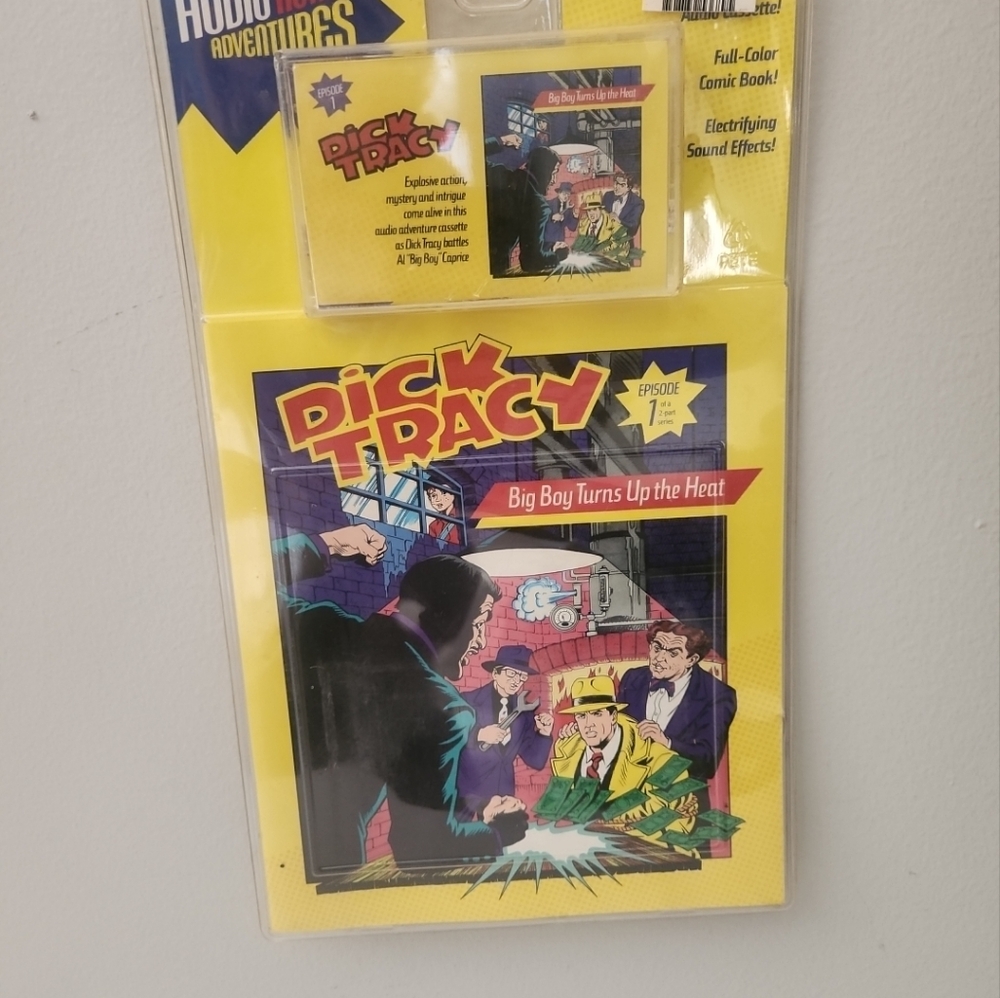 Vintage Dick Tracy audio cassette tape